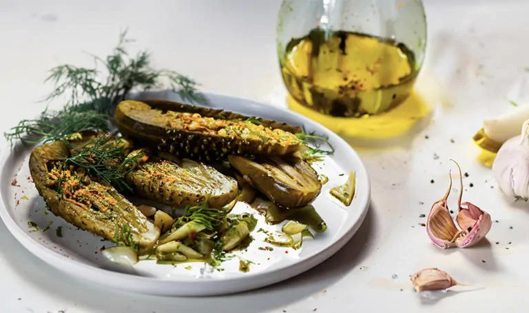 Grilled Dill Pickles