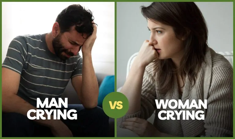 Man Crying vs Woman Crying